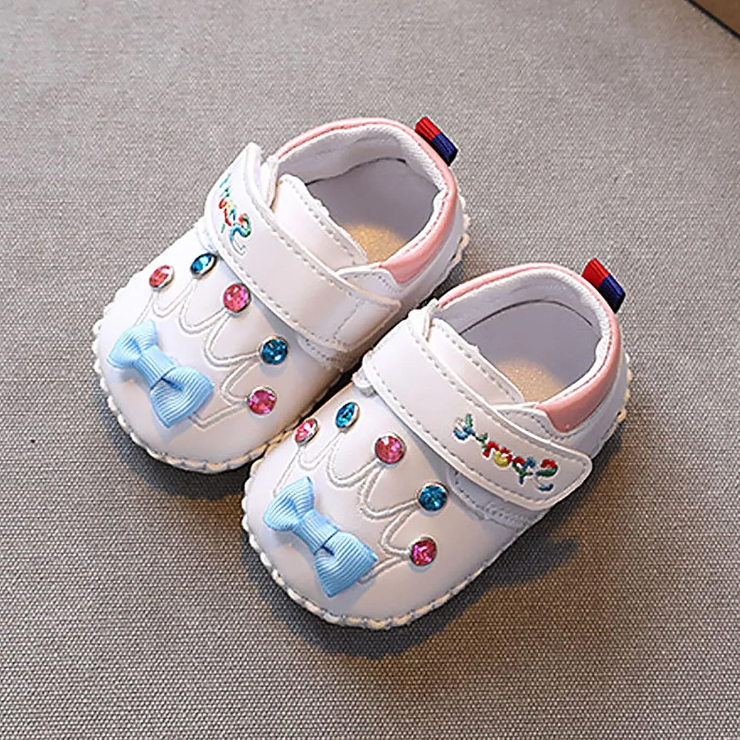 Cute 𝐂artoon Prewalkers Shoes for Infant Baby Boys Girls Soft Sole Leather Non Slip Comfortable Sports Baby Water