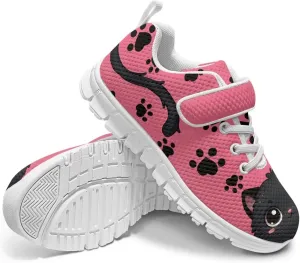 GOSTONG Kids Tennis Shoes Breathable Mesh Sports Running Sneakers Boys Girls Non Slip Comfort Travel Walking Shoes US 11-15