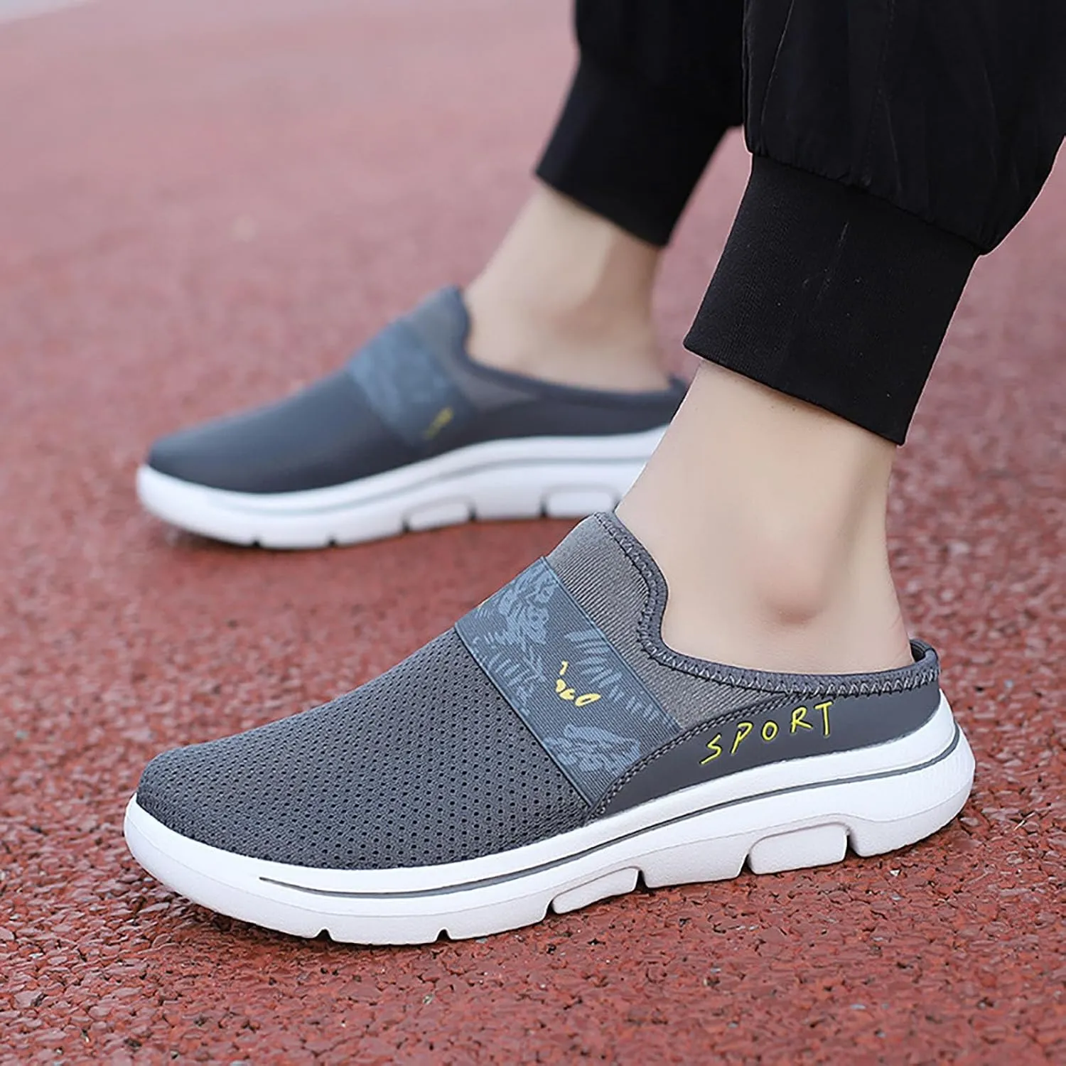 Mules for Women 2025 Backless Walking Sneakers Mens Casual Shoes Sports Casual Tennis Shoes Men Shoes Sneakers Steel Toe Tennis Shoe Loafers Dress Shoe