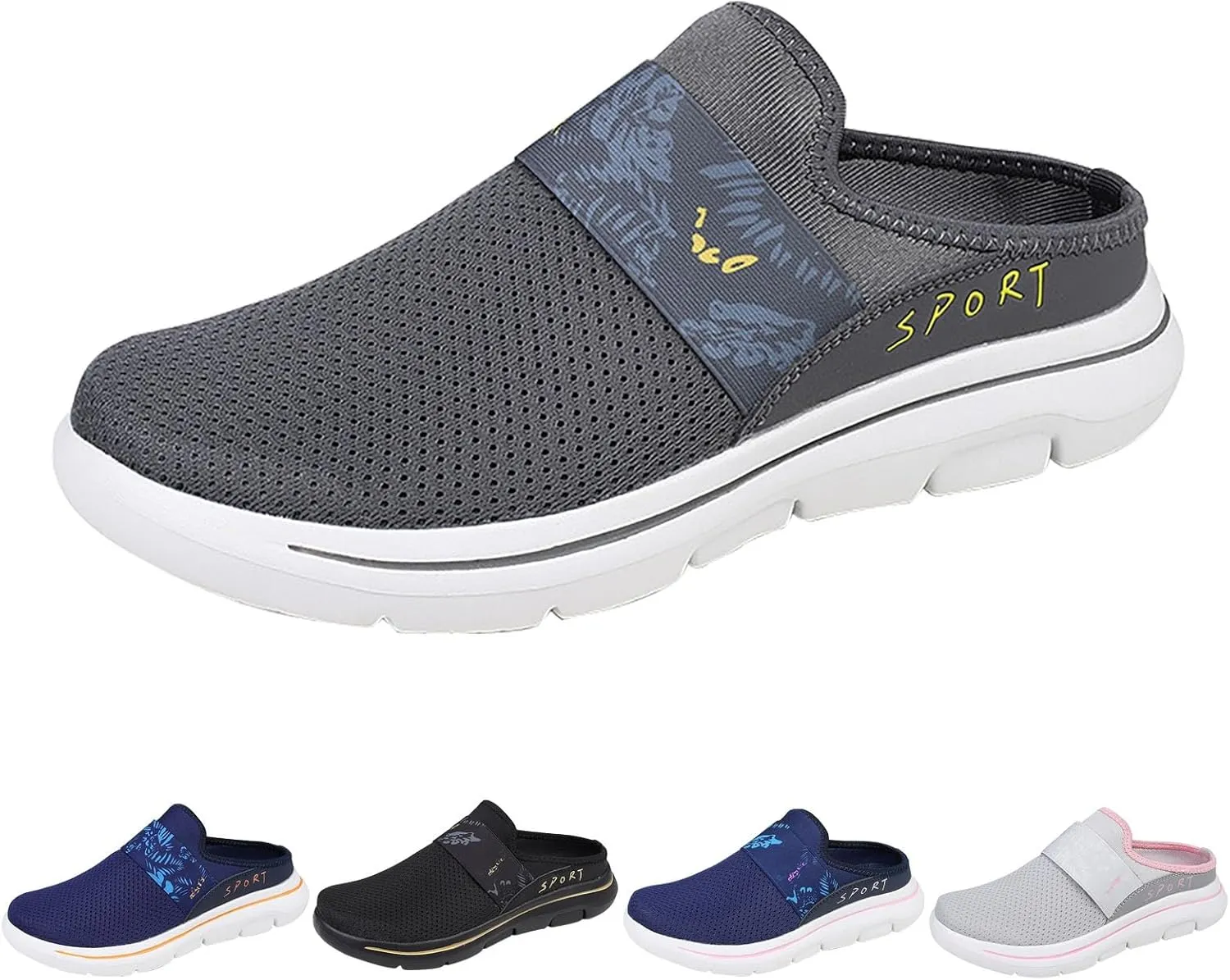 Mules for Women 2025 Backless Walking Sneakers Mens Casual Shoes Sports Casual Tennis Shoes Men Shoes Sneakers Steel Toe Tennis Shoe Loafers Dress Shoe