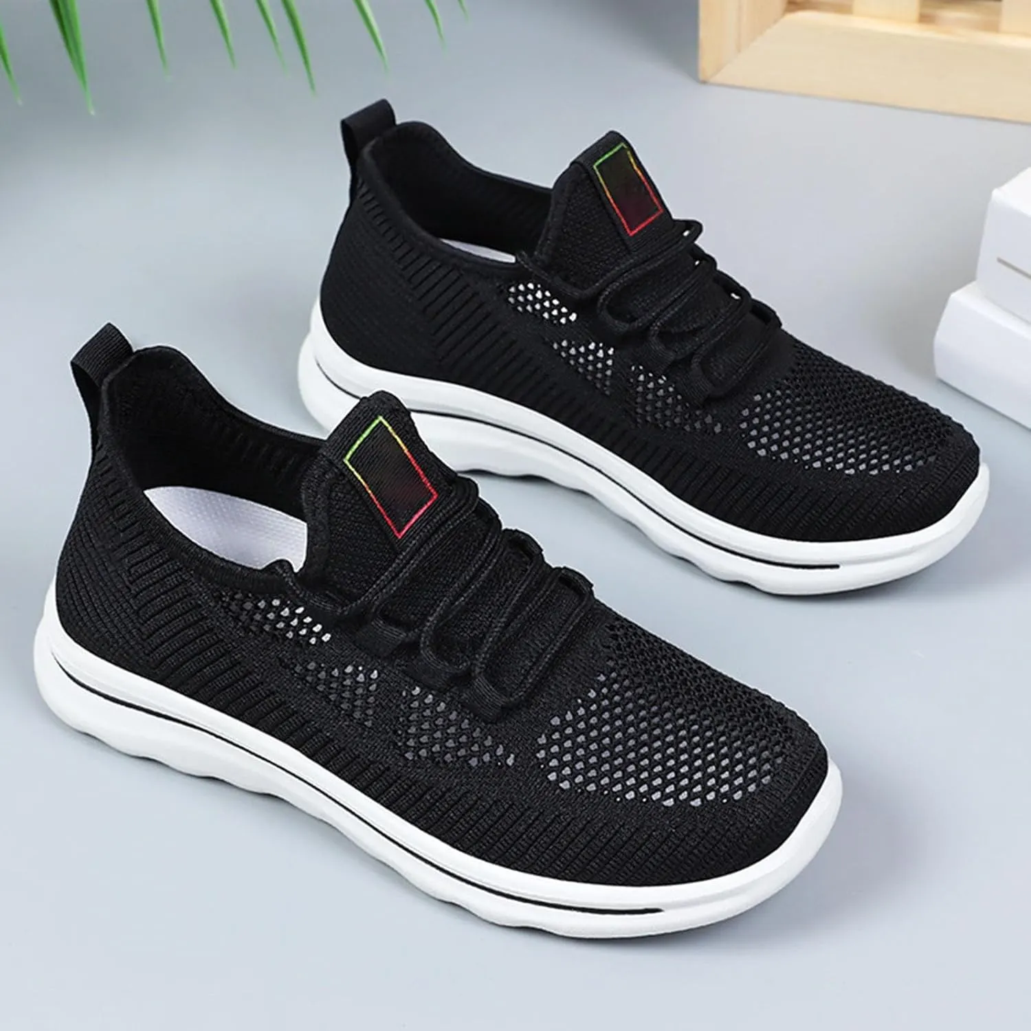 Orthopedic Walking Shoes for Women Fashion Work Business Walking Sneakers Summer Lightweight Breathable Mesh Sneakers