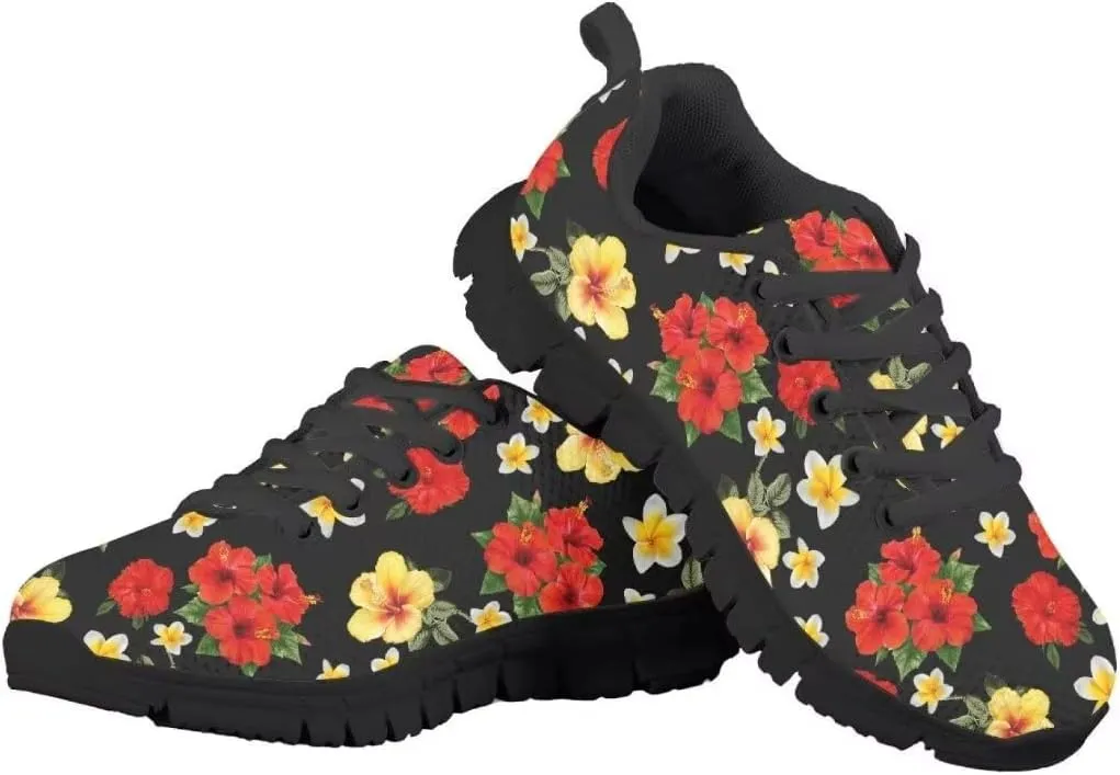 Pinupub 2023 Novelty Sports Shoes for Boys Girls Colorful Print Breathable Soft Lace-up Sneakers