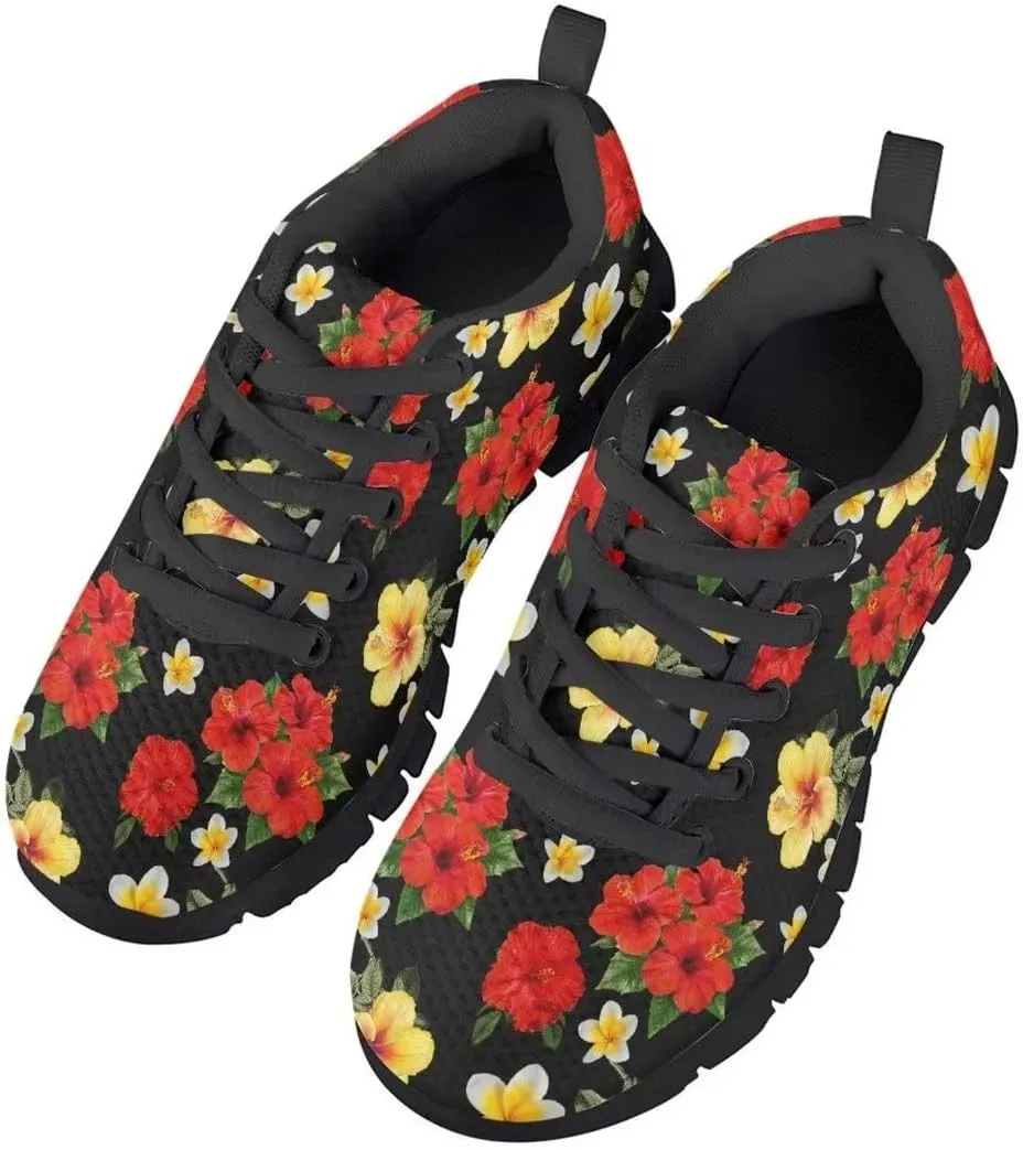 Pinupub 2023 Novelty Sports Shoes for Boys Girls Colorful Print Breathable Soft Lace-up Sneakers