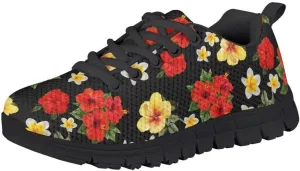 Pinupub 2023 Novelty Sports Shoes for Boys Girls Colorful Print Breathable Soft Lace-up Sneakers