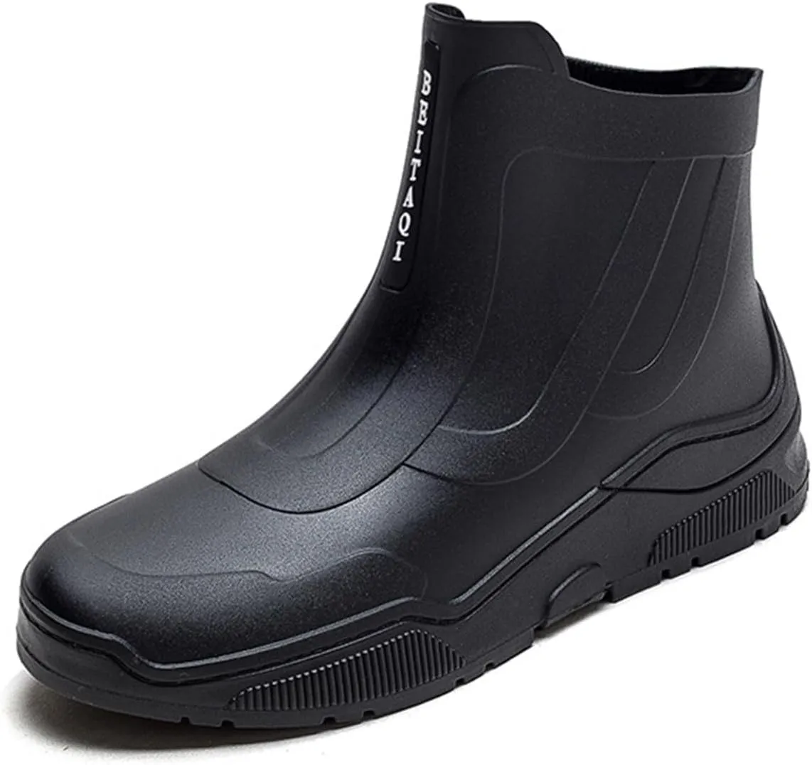 Shoe Cover Snow Rain Boots Water Shoes Couples Same Style Low Top Rubber Shoes Casual Fashion Outdoor Work Officer