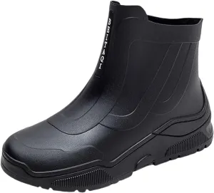 Shoe Cover Snow Rain Boots Water Shoes Couples Same Style Low Top Rubber Shoes Casual Fashion Outdoor Work Officer