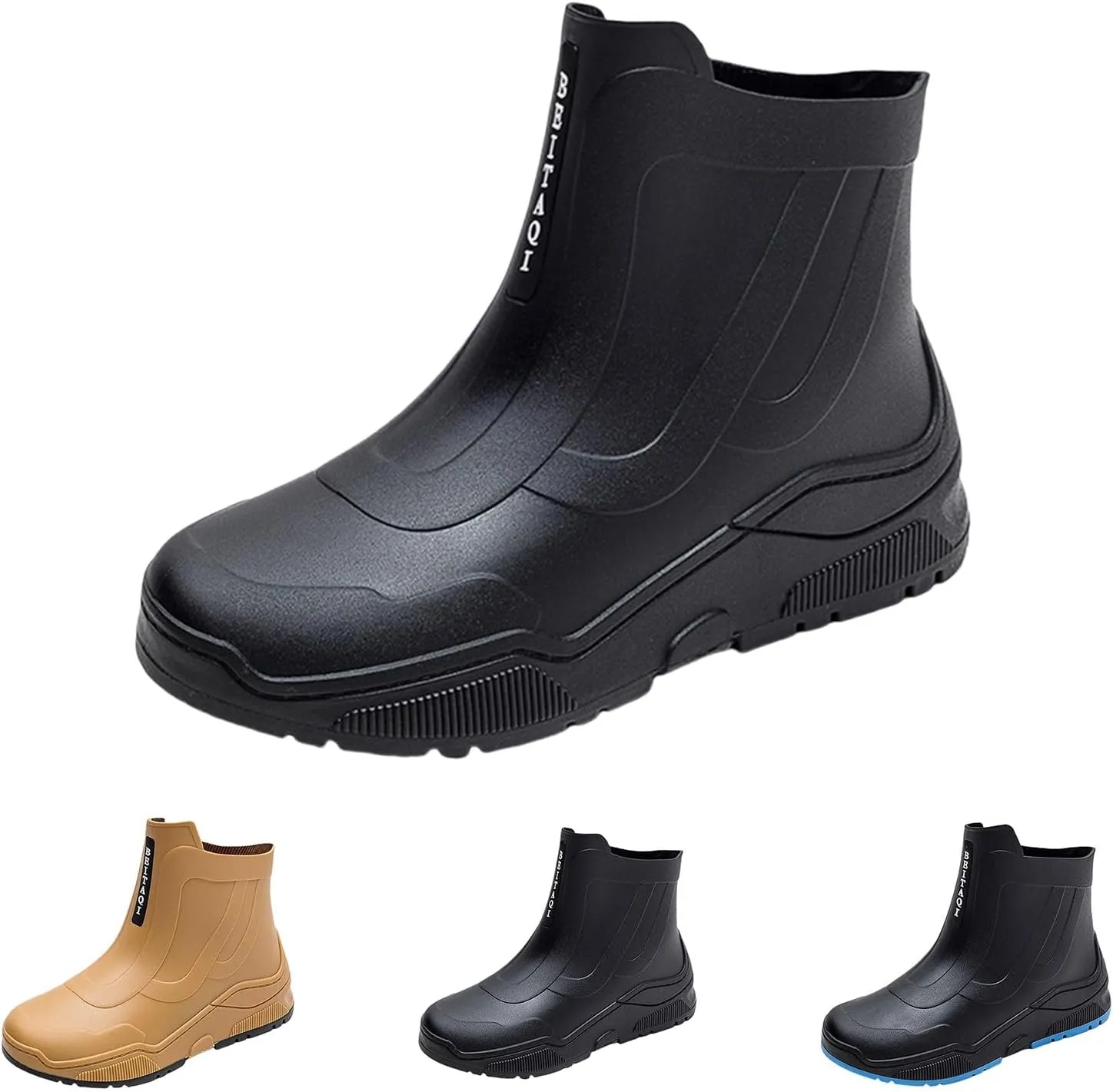 Shoe Cover Snow Rain Boots Water Shoes Couples Same Style Low Top Rubber Shoes Casual Fashion Outdoor Work Officer