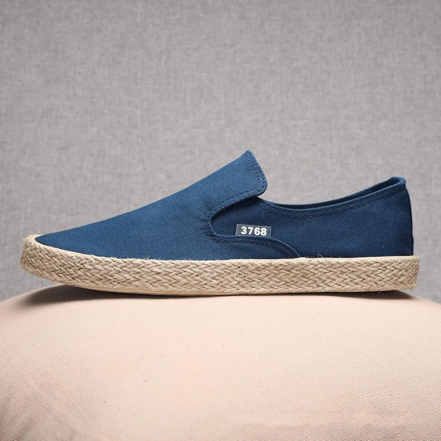 Solid Color Mens Casual Shoes Fashion Breathable Slip on Lightweight Summer Comfortable Outdoor Flat Bottom Walking Running Sneakers for Ladies