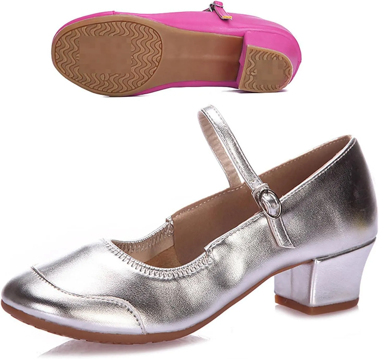 Women's Heel Sandals Dressy Casual Wedding Ankle Strappy Pointed Toe Stiletto Shoes Chunky Heels Classic High Heel Closed